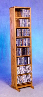 Solid Oak 208 Capacity CD Cabinet – 806-12