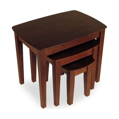 Solid Wood Nesting Tables – 3 Piece Set – Winsome Trading – 94327