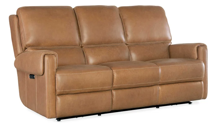 Somers Sofa with Power Recline & Power Headrest – Denver Coffee