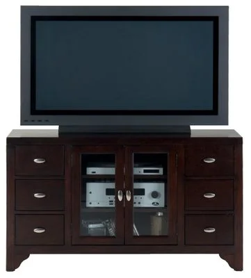 Sonoma Merlot 52″ TV Stand with 6 Drawers – 044-9