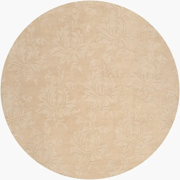 Sophia SOP-7002 8ft Round Handmade Wool Area Rug