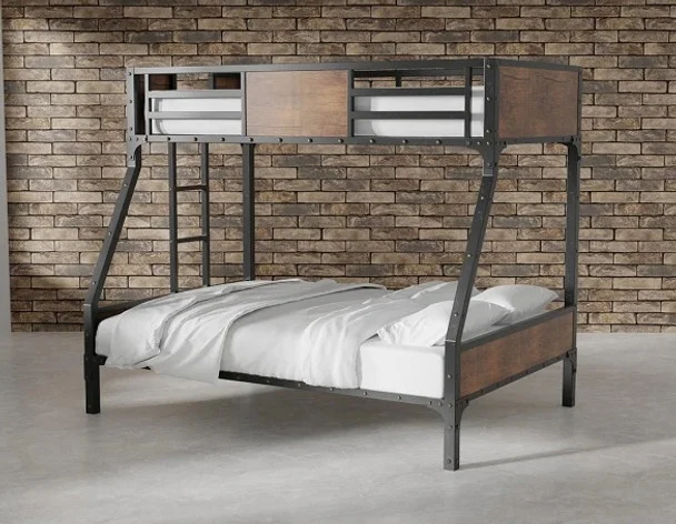 South Bank Twin over Full Metal Bunk Bed