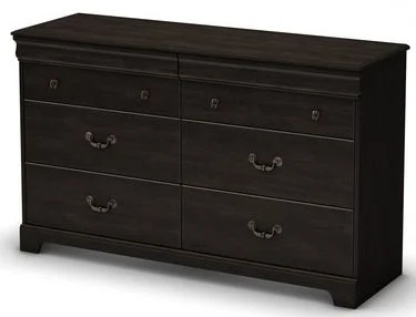 South Shore Quilliams Dresser in Ebony – 3377027