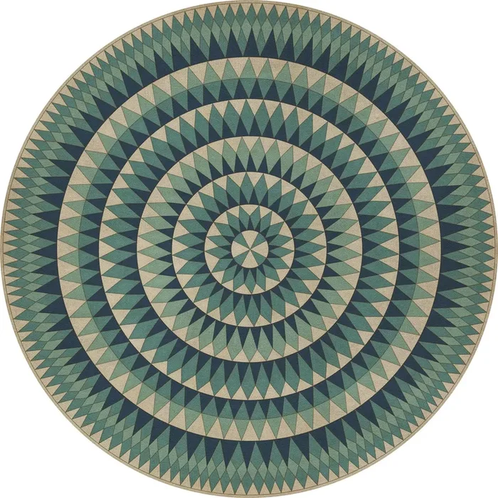 Spicher and Company American Folk Art Museum BULLS EYE Vaulted Wonder Vinyl Mat