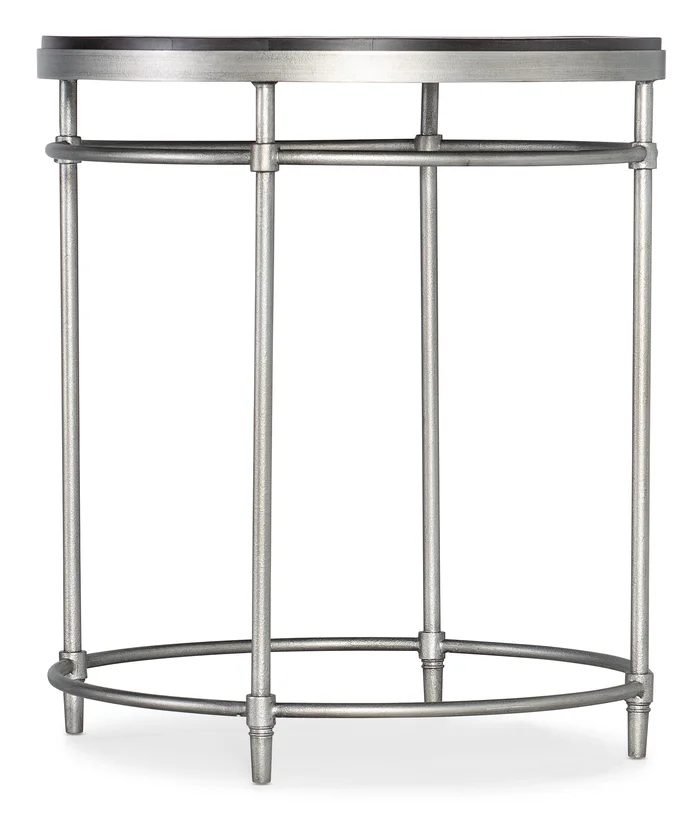 St. Armand Round End Table – Black