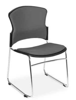 Stacking Chair – MultiUse Fabric Seat and Back Stacker (Set of 4) – OFM – 310-F-SET