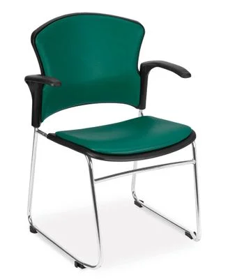 Stacking Chair – MultiUse Vinyl Seat and Back Stacker (Set of 4) – OFM – 310-VAM-A-SET