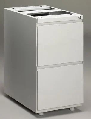 Stationary File Cabinet in Light Gray – Mayline Office Furniture – P242GV1