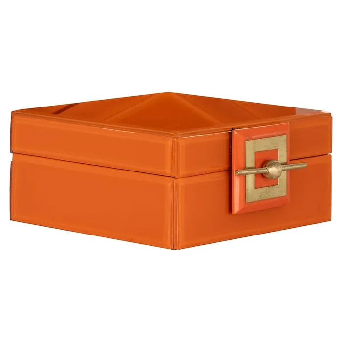 Storage box Bodine orange small- Richmond Interiors – Please message to discuss pricing & availability before purchase