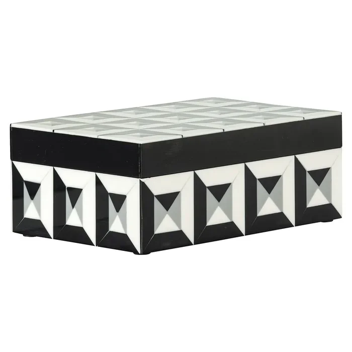 Storage Box Licia (Black/white)- Richmond Interiors – Please message to discuss pricing & availability before purchase