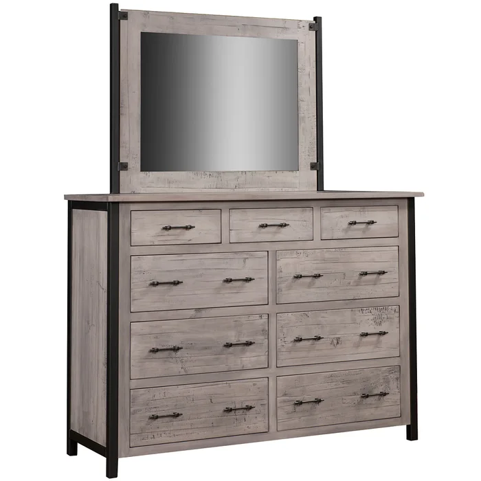 Structura Farmhouse Dresser with Mirror Option (7 Drawer / 9 Drawer Options)