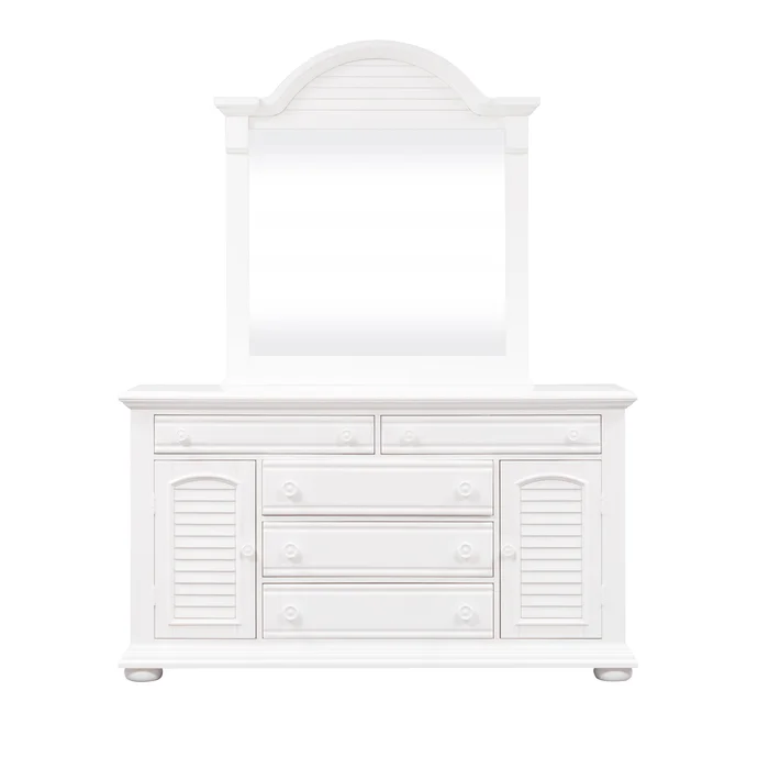Summer House – Dresser & Mirror – White