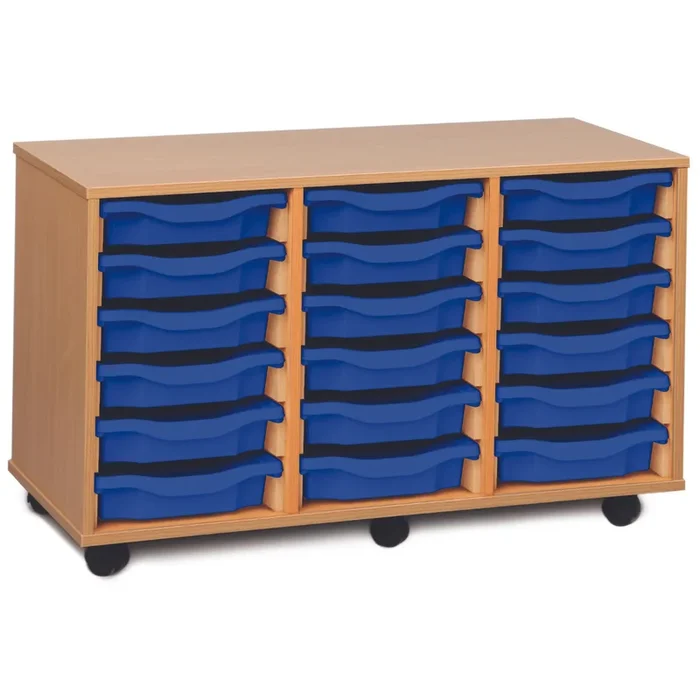 Super Value Tray Storage Unit x 18 Trays W103 x D45 x H61cm