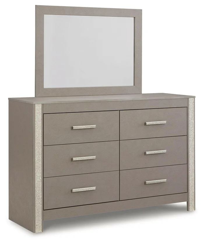 Surancha – Gray – Dresser And Mirror