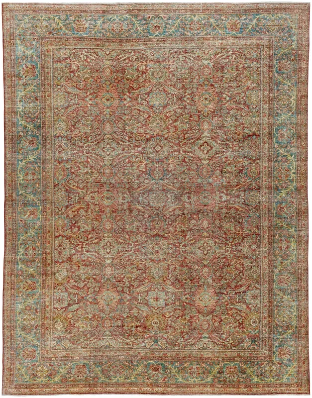Surya Antique One of a Kind AOOAK-1724 10’4″ x 13’5″ Area Rug + Free Premium Rug Pad