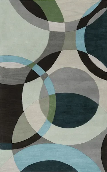 Surya Closeout Forum FM-7157 Aqua Rug