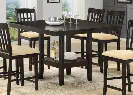 Tabacon Counter Height Gathering Table with Wine Storage Rack – Hillsdale Furniture – 4155DTBG