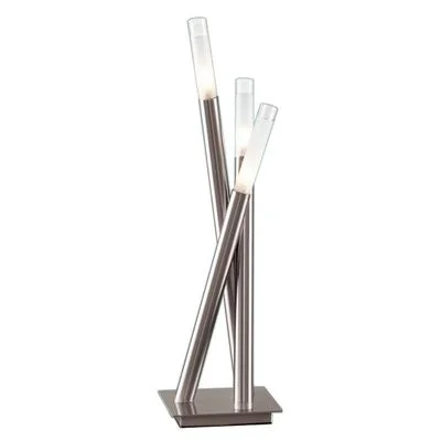 Table Lamp – Icicle Table Lamp in Brushed Chrome / Glass – LumiSource – LSH-ICICLE-TBL