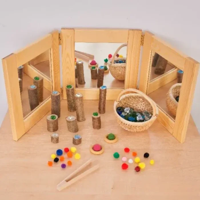 Table Triptych Mirror