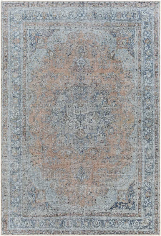 Tahmis THI-2705 9′ x 12′ Machine Woven Washable Area Rug