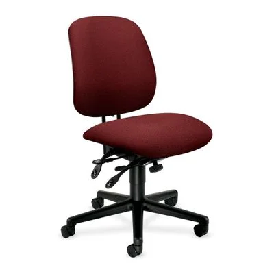 Tall Office Chair – Burgundy/Black Frm – HON7708AB62T