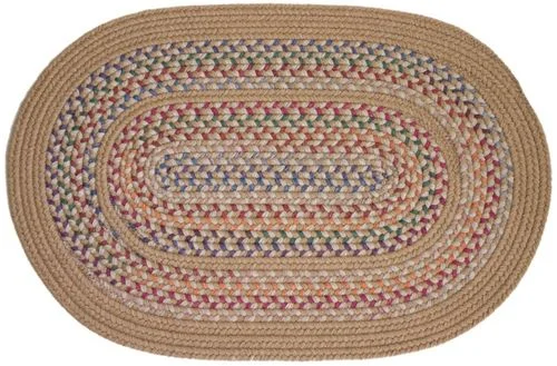 Tapestry Wheat 3’x5′ Braided Rug – Rhody Rug – TA-5235WH
