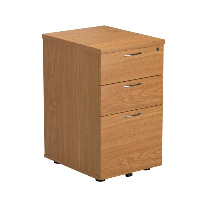 TC 3 Drawer Under Desk Pedestal – Nova Oak