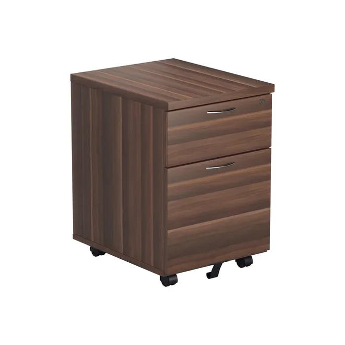 TC Mobile Pedestal – Dark Walnut