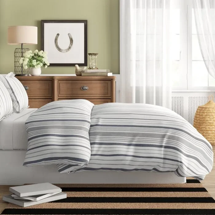 Tern 100% Cotton Percale Duvet Cover Set, King