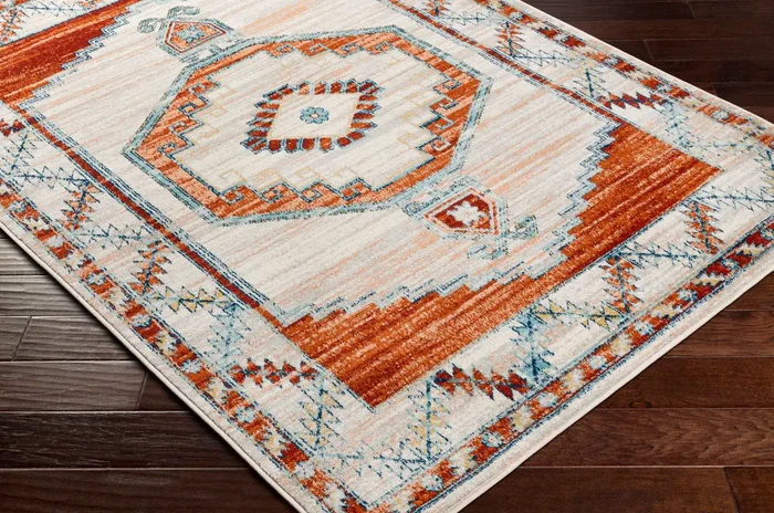 Tevazu TVZ-2313 6′ x 9′ Machine Woven Area Rug