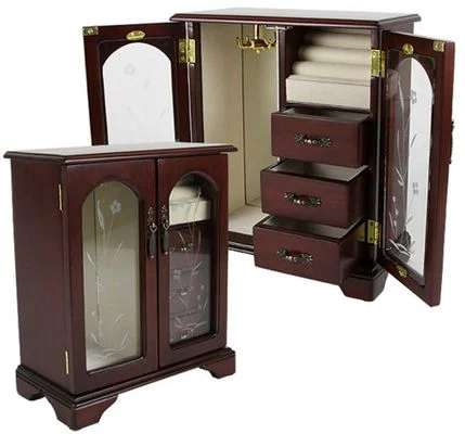 The Rosemore Jewelry Box in Mahogany – JBQ-CL554