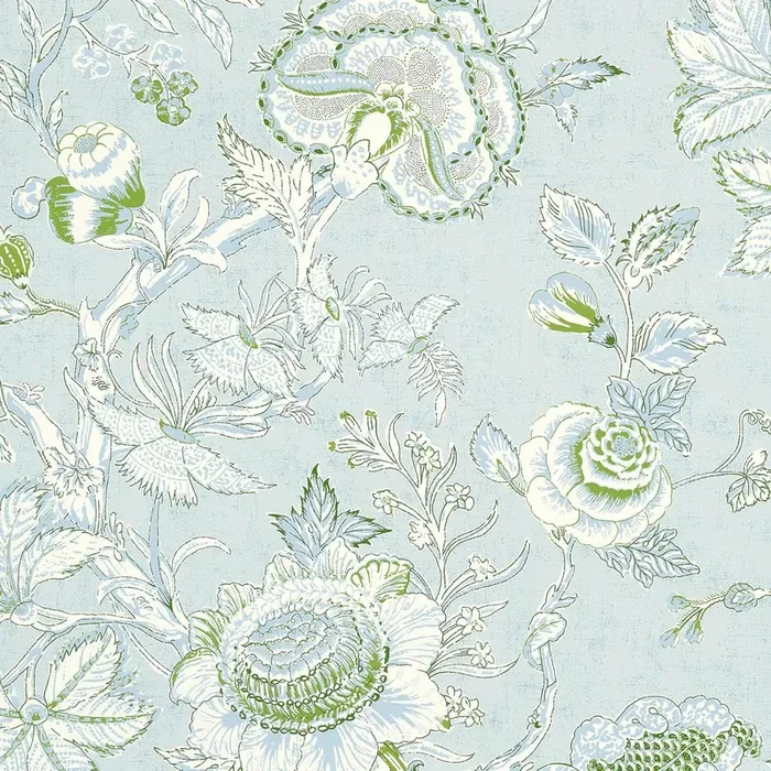 Thibaut F94145 Sky Blue Fabric