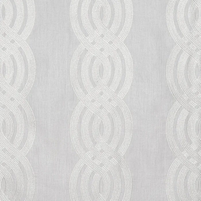 Thibaut W710803 BRAID EMBROIDERY Grey Fabric