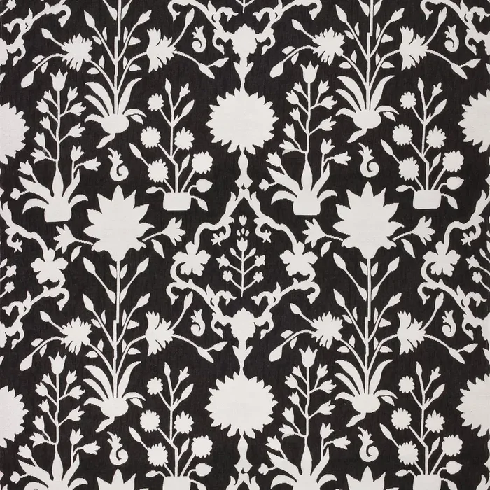 Thibaut W80054 SOLANA Black Fabric