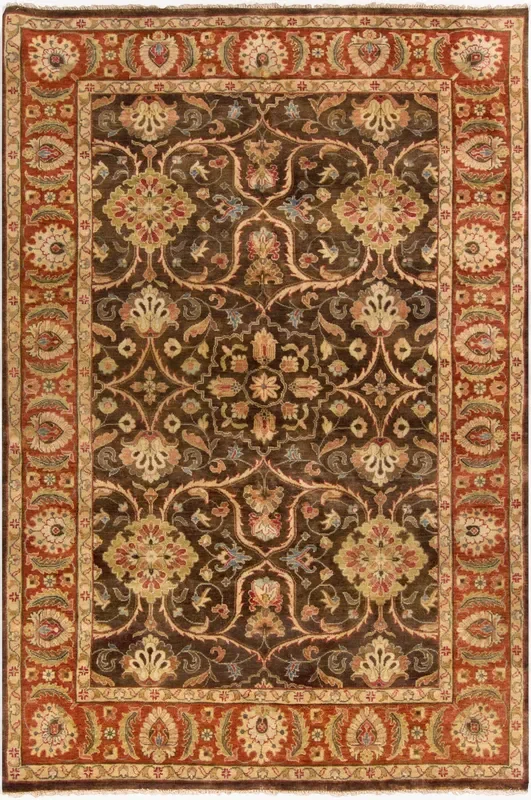 Timeless TIM-7920 5′ x 9′ Handmade Wool Area Rug