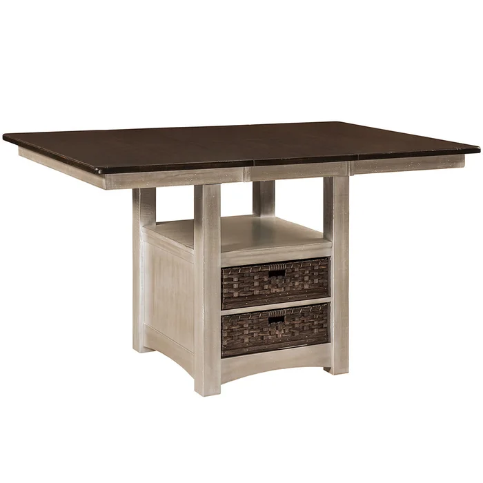 Tinley Park Amish Pub Table with Drawers