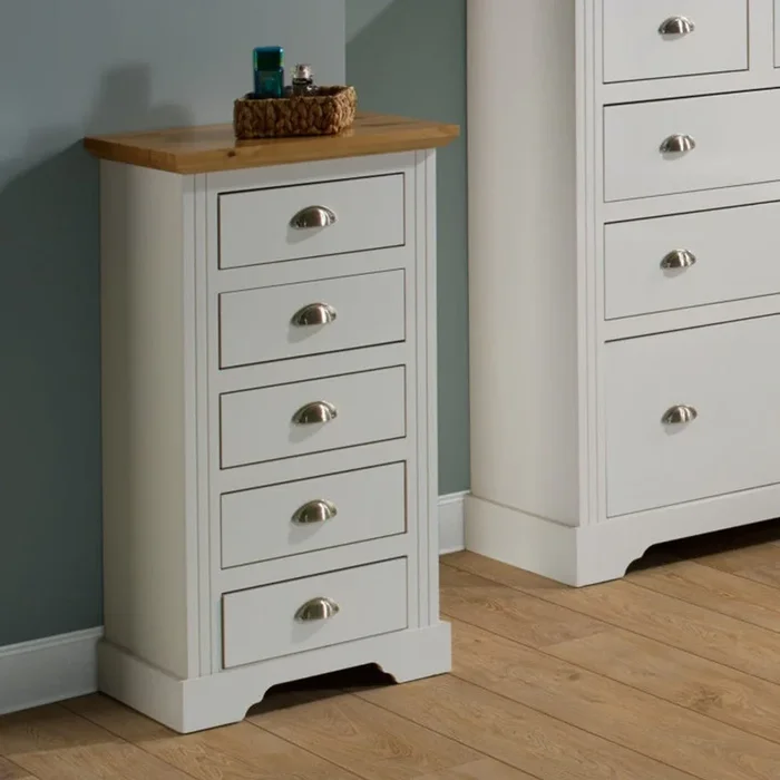 Toledo 5 Drawer Narrow Chest