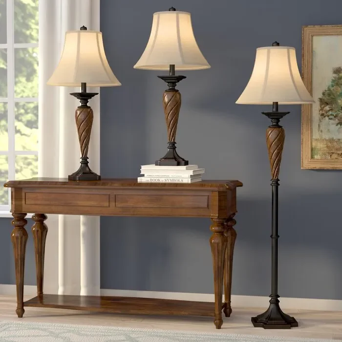 Torian 3 Piece Floor and Table Lamp Set (Set of 3) LX5097