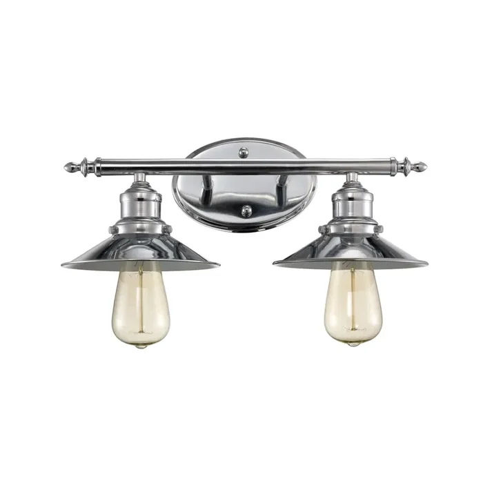 Trans Globe Lighting Griswald 2 Light 16″ Wide Bathroom Vanity Light ss706