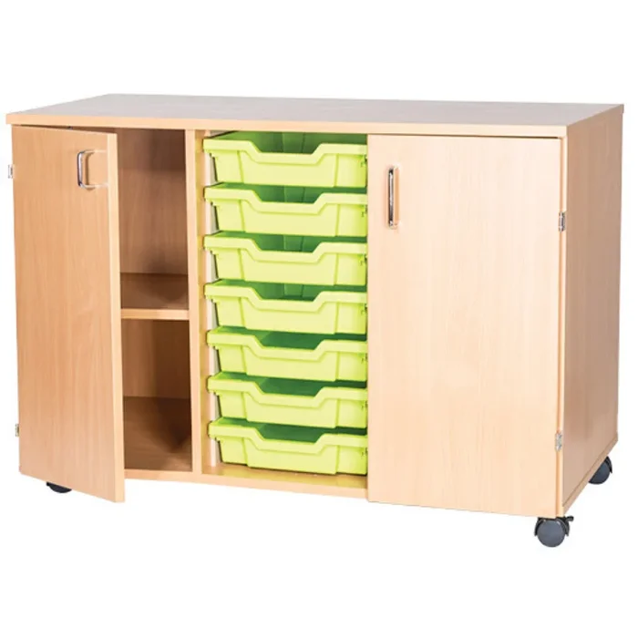 Triple Bay Tray Cupboards – 7 Trays