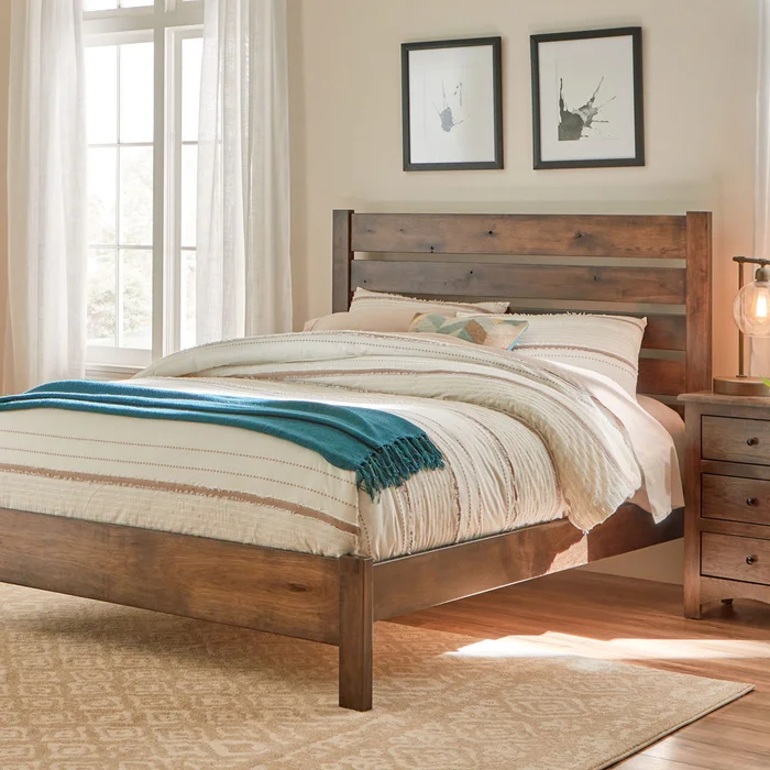 Troy 3-Piece Wood Mission Bedroom Furniture Set