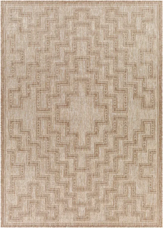 Tuareg TRG-2315 5′ x 7′ Machine Woven Indoor/Outdoor Area Rug