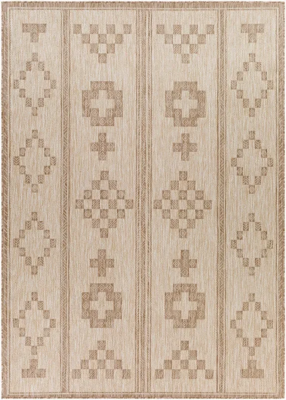 Tuareg TRG-2319 6′ x 9′ Machine Woven Indoor/Outdoor Area Rug