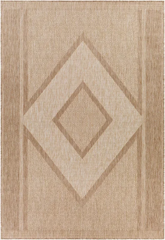 Tuareg TRG-2333 5′ x 7′ Machine Woven Indoor/Outdoor Area Rug