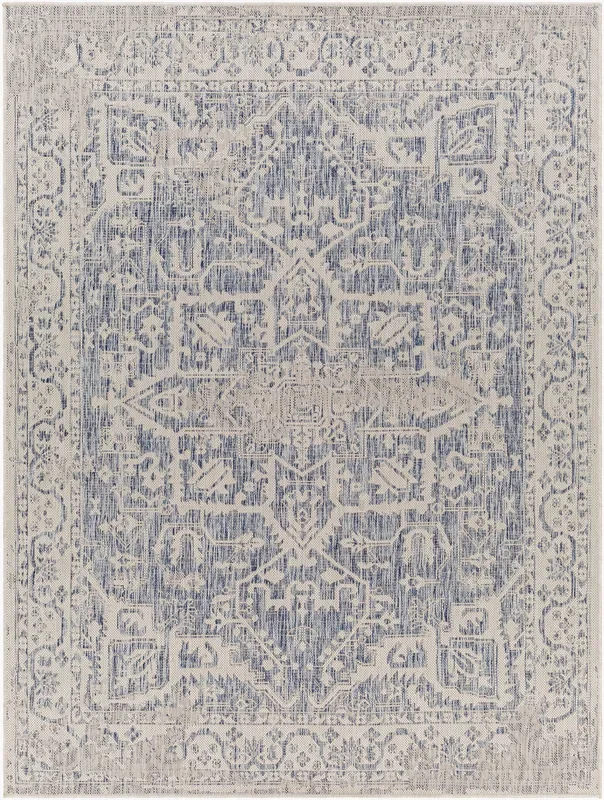 Tuareg TRG-2348 5′ x 7′ Machine Woven Indoor/Outdoor Area Rug