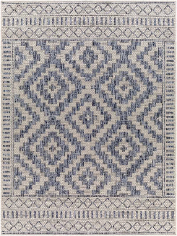 Tuareg TRG-2352 8′ x 10′ Machine Woven Indoor/Outdoor Area Rug