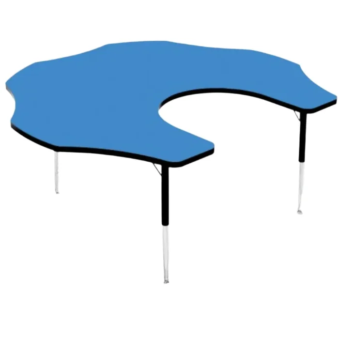 Tuf-Top™ Height Adjustable Teachers Flower Table – Blue