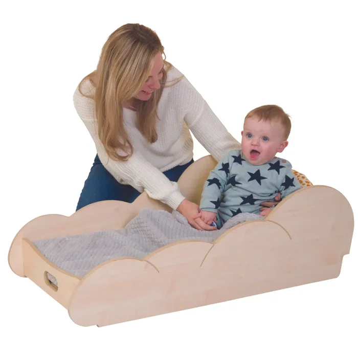 TW Nursery Dream Cloud Sleeping Cot – Maple