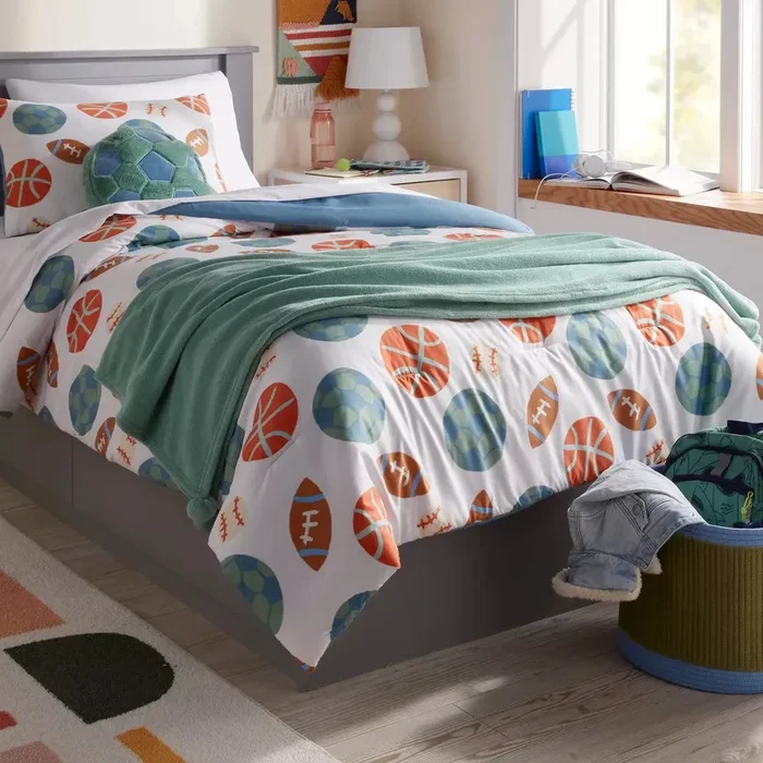 Twin 4pc Sports Value Bedding Set