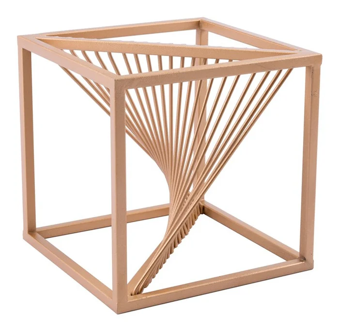 Twisted Cube Antique Brass, 16553